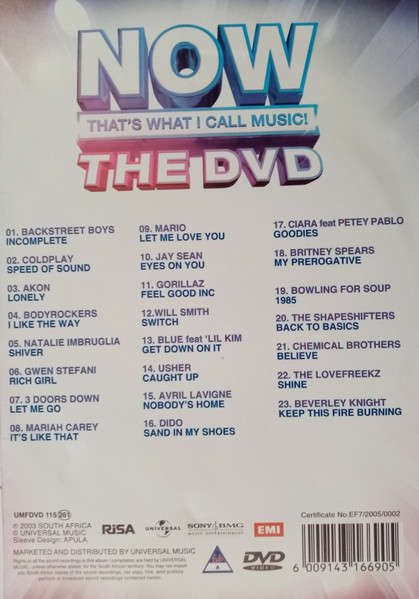 NOW That's What I Call Music! The DVD