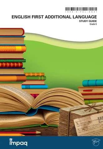 Impaq English First Additional Language Grade 6 Study Guide