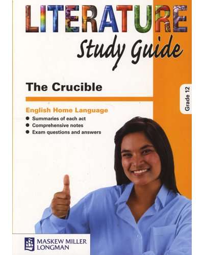 Focus Study Guides: Literatue - The Crucible - Grade 12 (Paperback)