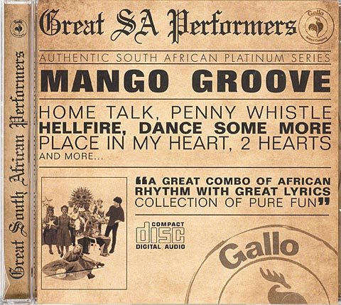 Mango Groove  Great South African Performers CD