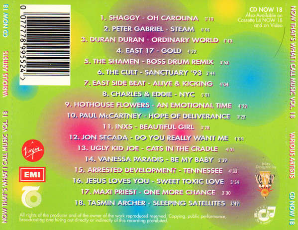 Now That's What I Call Music Vol. 18 CD (1993)
