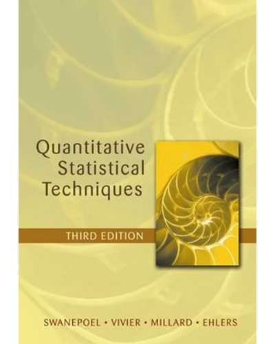 Quantitative statistical techniques (Paperback, 3rd edition) VG