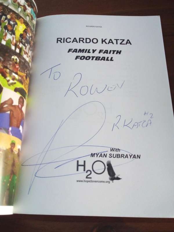Ricardo Katza - Family Faith Football (Signed Copy)