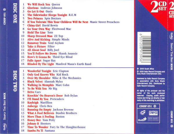 Various Artists  Simply The Best Rock (Double CD)
