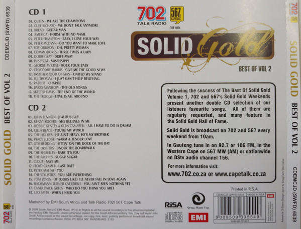 Various  Solid Gold Best Of Volume 2 (Double CD)