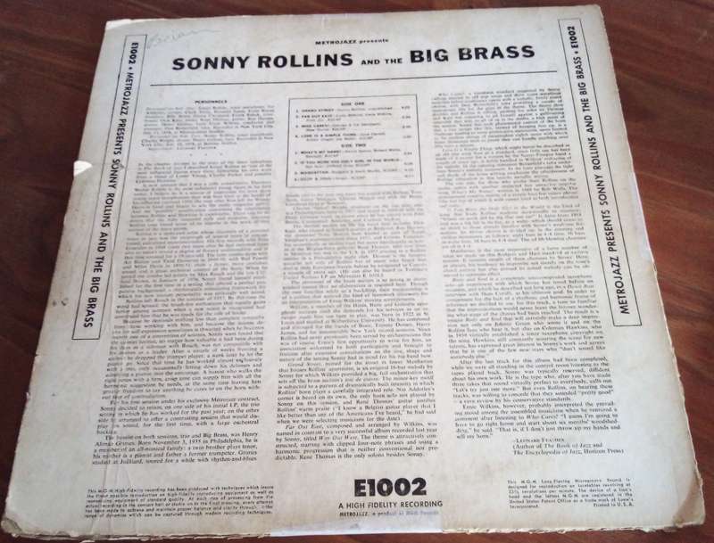 Sonny Rollins And The Big Brass (Vinyl/LP)