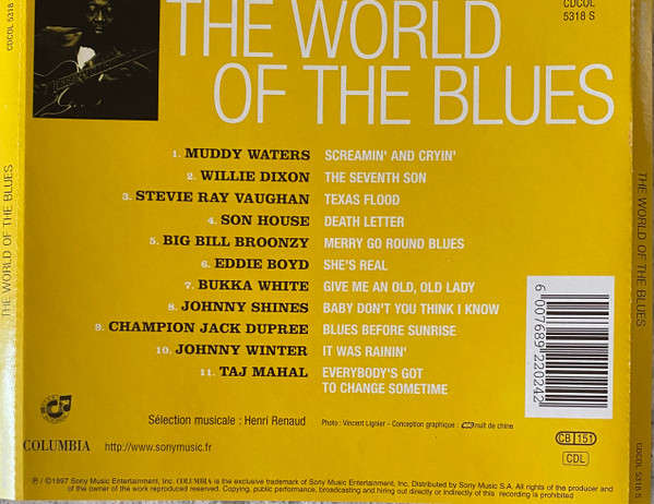 Various Artists  The World Of The Blues CD