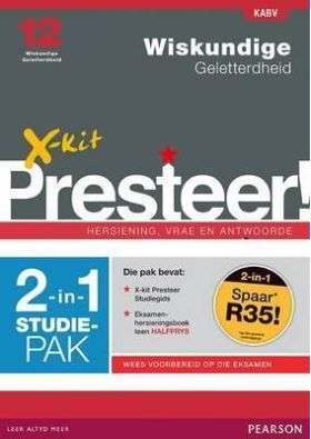 Wiskunde geletterdhied 2-in-1 studie-pak: Gr. 12