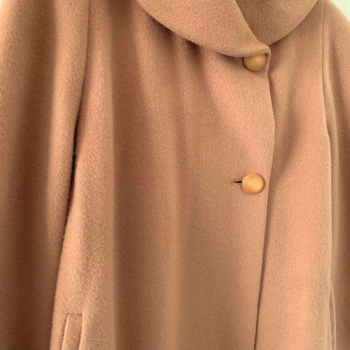 Wool-Blend Swing Coat
