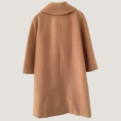 Wool-Blend Swing Coat