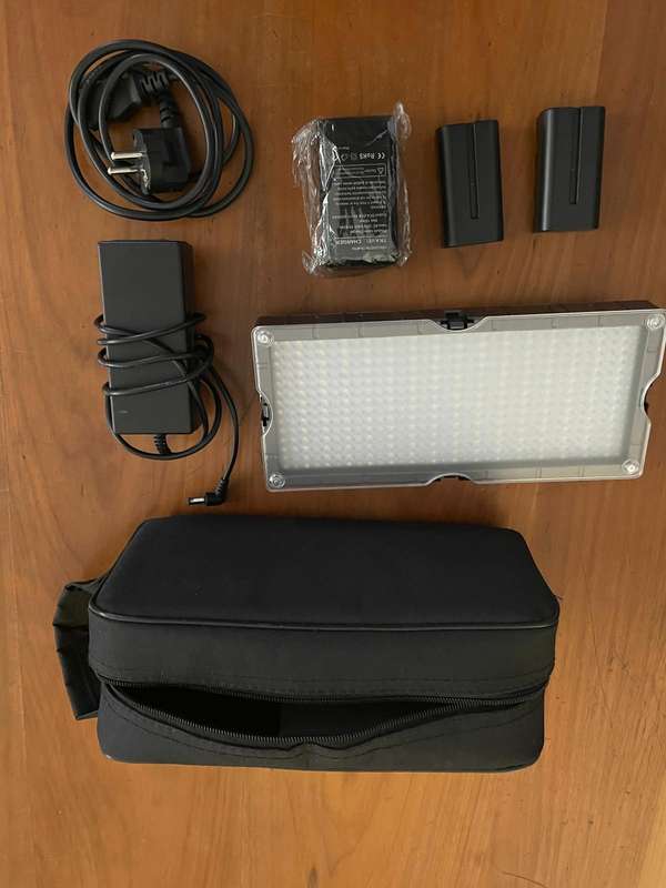 Camera mounted LED light and accessories