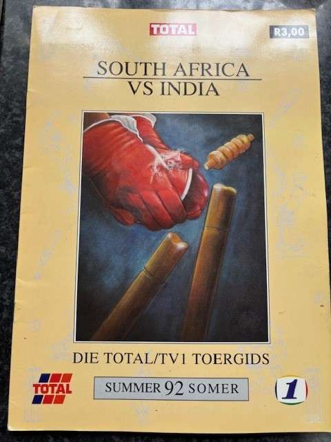 Total South Africa VS India Summer 92