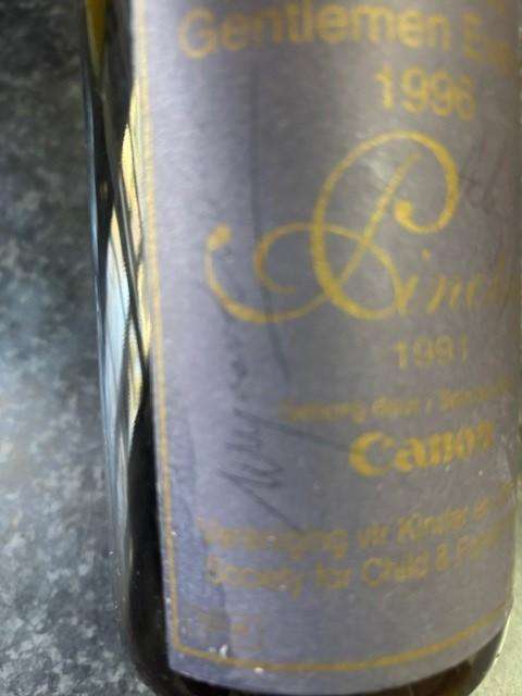 Gentlemen Evening 1996, Signed by Wynand Claassen and Helgard Muller