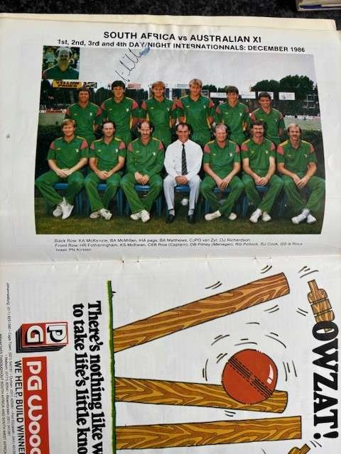 Corrie Van Zyl Benefit Year 91/92