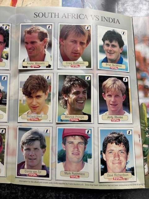 Total South Africa VS India Summer 92