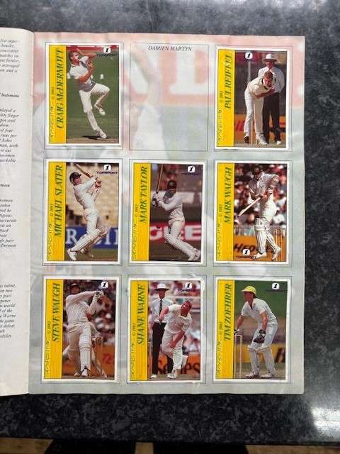 South Africa vs Australia 93/94 Souvenir Collection Album