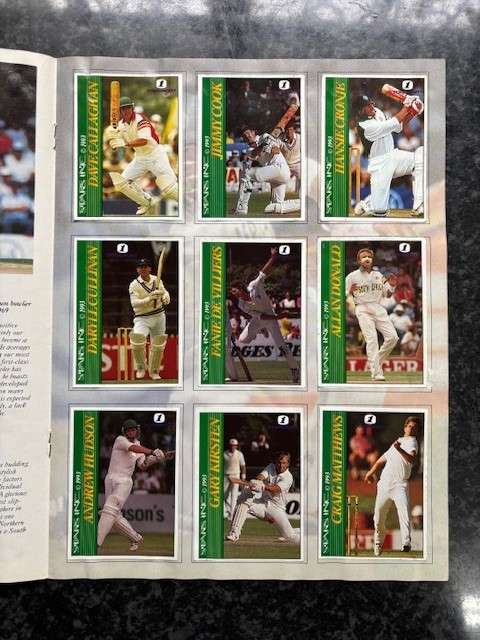 South Africa vs Australia 93/94 Souvenir Collection Album