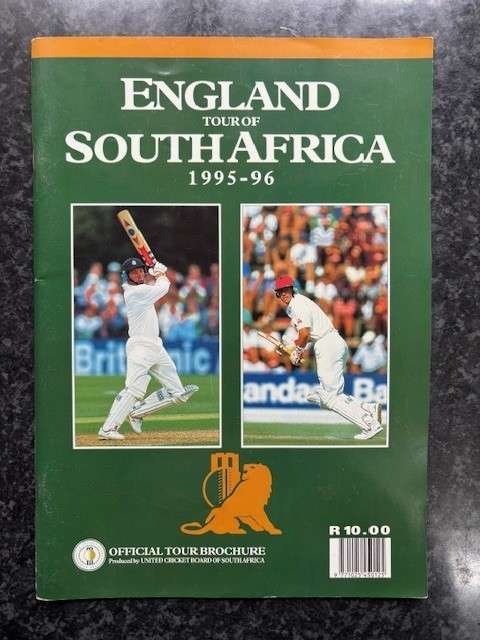 England Tour of South Africa 1995-96 Official Tour Brochure
