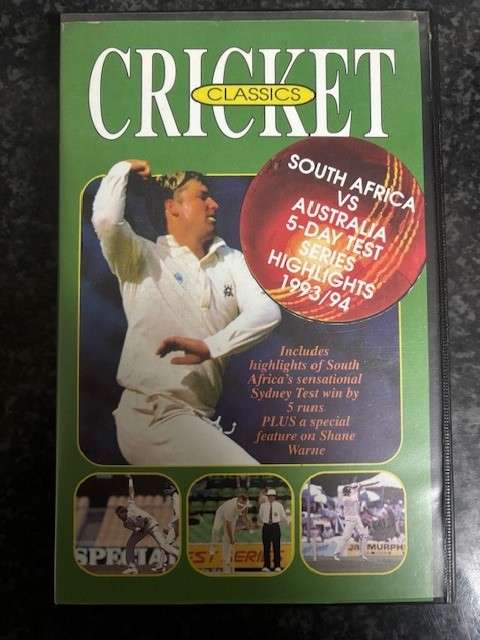 Cricket Classics - South Africa vs Australia 5 Day Test Series Highlights 1993/94 VHS
