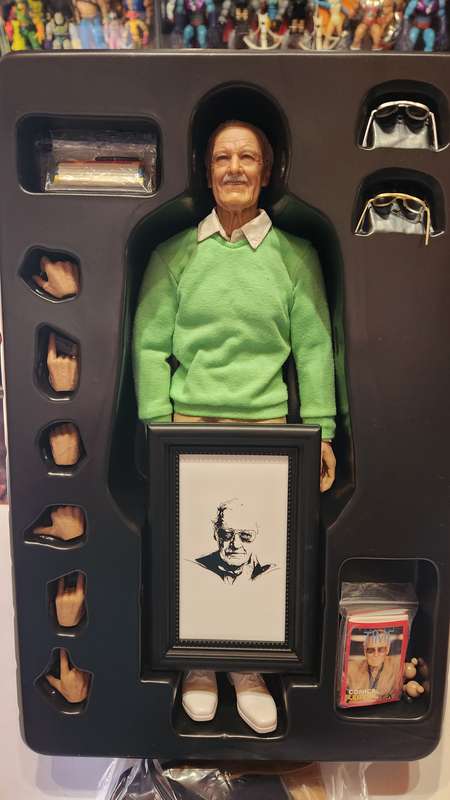 Boxed Woo Toys Stan Lee 1/6 Scale Figure