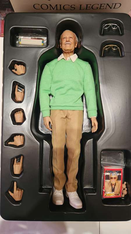 Boxed Woo Toys Stan Lee 1/6 Scale Figure