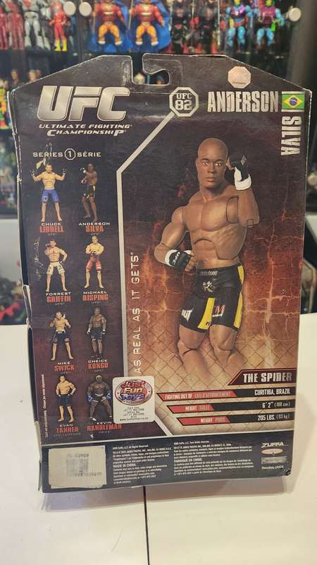 Boxed UFC Anderson Silva Action Figure Jakks Pacific