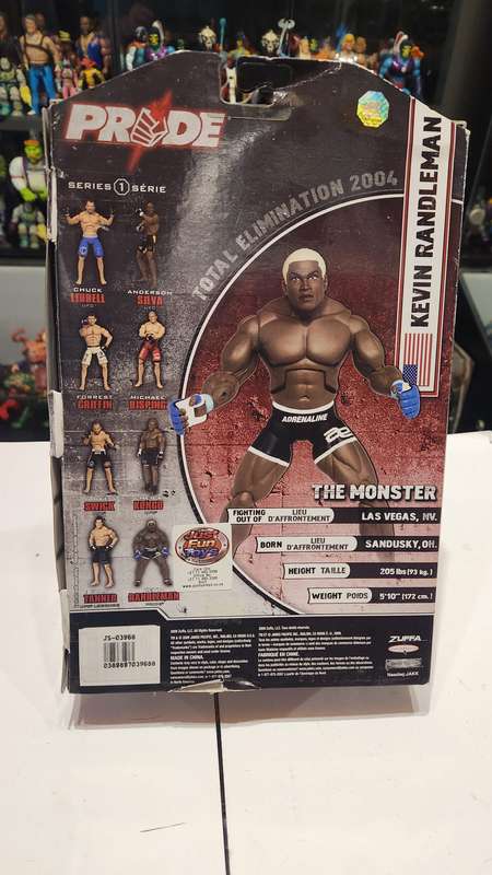 Boxed UFC Kevin Randleman Action Figure Jakks Pacific