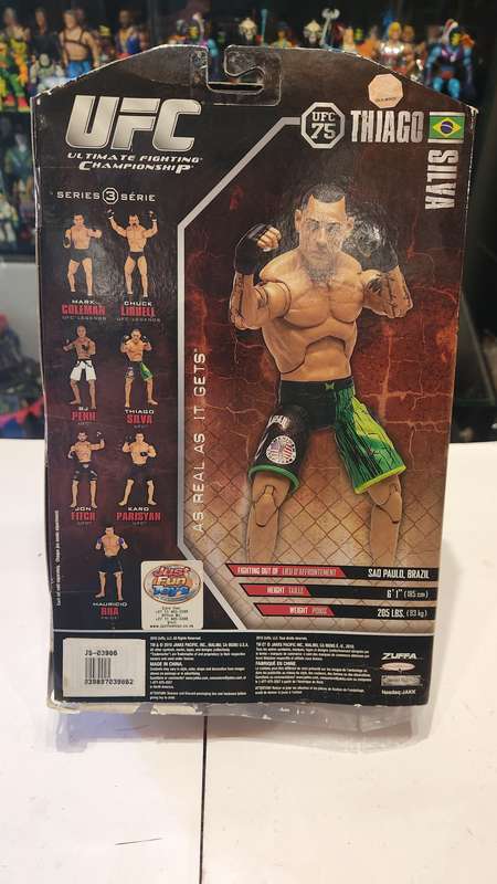 Boxed UFC Thiago Silva Action Figure Jakks Pacific