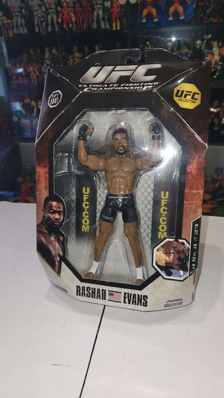 Boxed UFC Rashad Evans Action Figure Jakks Pacific
