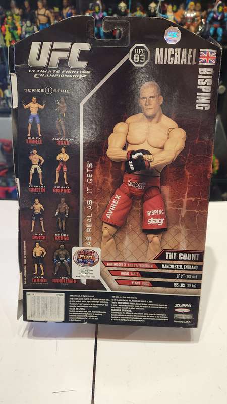 Boxed UFC Michael Bisping Action Figure Jakks Pacific