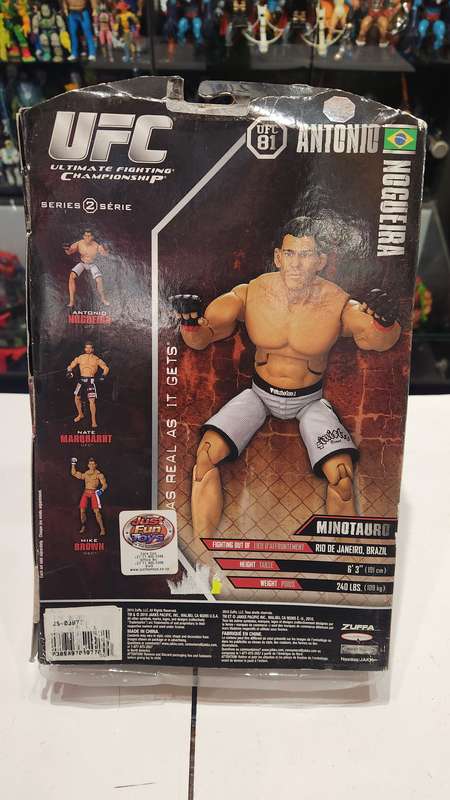 Boxed UFC Antonio Nogueira Action Figure Jakks Pacific
