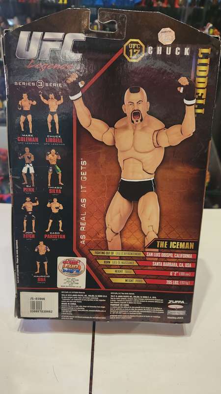 Boxed UFC Chuck Liddell Action Figure Jakks Pacific