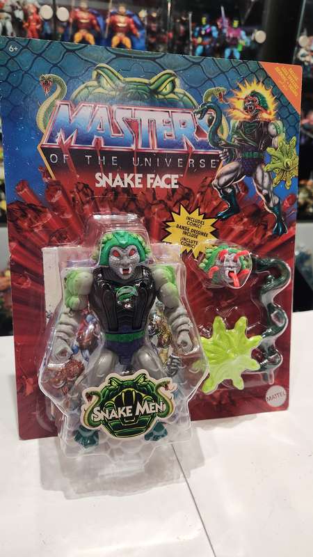 Masters Of The Universe (Motu) Origins Snake Face Figure Moc