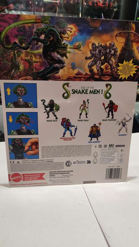 Masters Of The Universe (Motu) Origins Snake Face Figure Moc