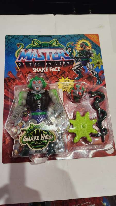 Masters Of The Universe (Motu) Origins Snake Face Figure Moc