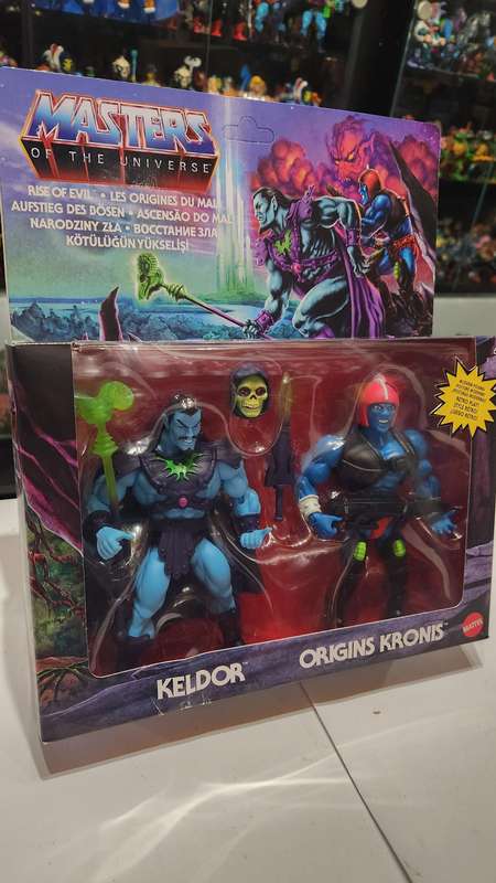 Masters Of The Universe (Motu) Origins Rise Of Evil Keldor and Kronis Figure Moc