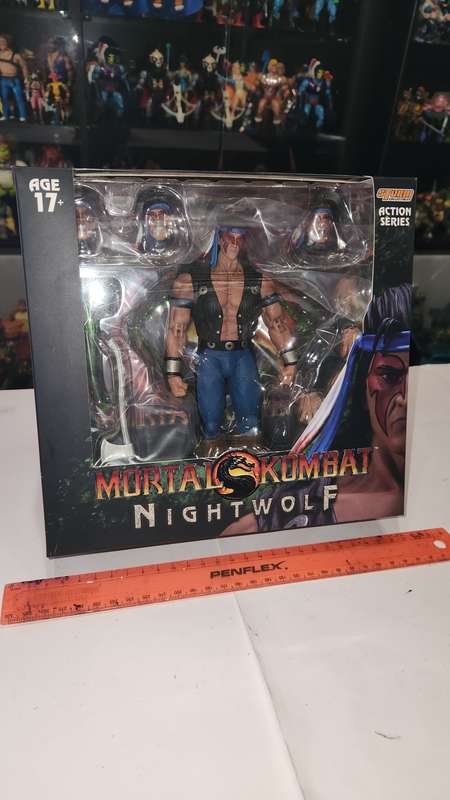 Boxed Storm Collectibles Mortal Kombat "Nightwolf" Action Figure