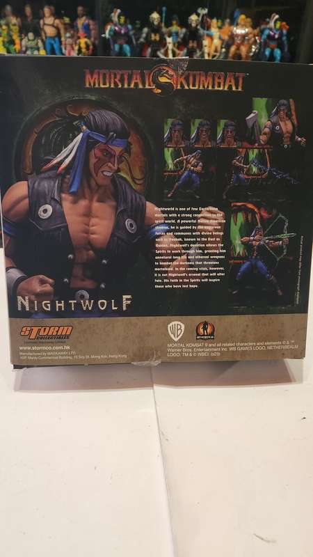 Boxed Storm Collectibles Mortal Kombat "Nightwolf" Action Figure