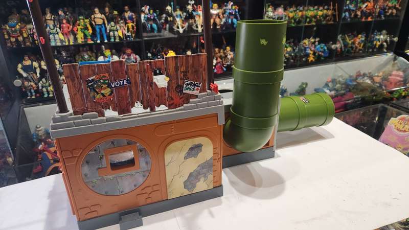 1989 Tmnt Sewer Lair Playset Vintage Figure Teenage Mutant Ninja Turtles