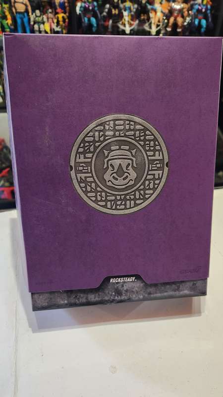Moc Tmnt Super 7 Rocksteady Figure Teenage Mutant Ninja Turtles
