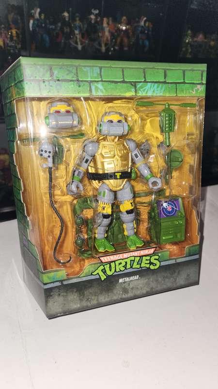 Boxed Tmnt Super 7 Metalhead Figure Teenage Mutant Ninja Turtles