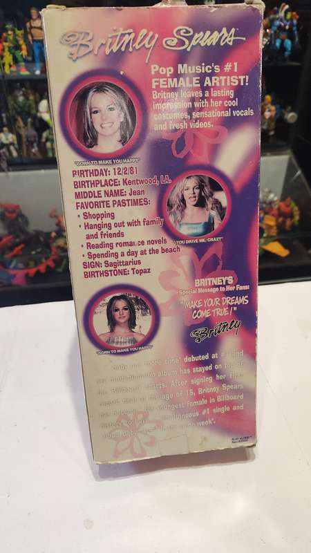 2000 Boxed Britney Spears Video Performance Figure