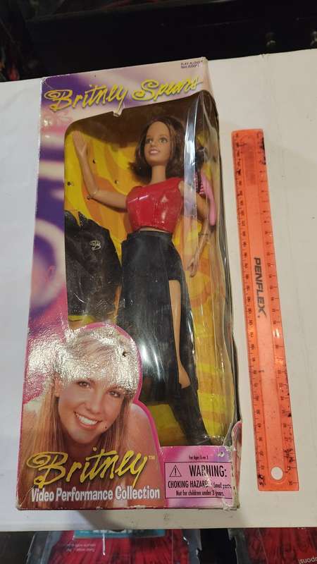 2000 Boxed Britney Spears Video Performance Figure