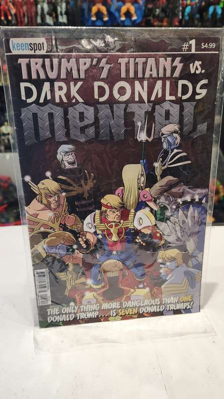 Comic Trump's Titans vs Dark Donalds