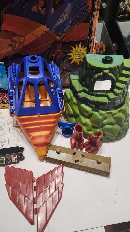 1983 Complete Boxed Point Dread and Talon Fighter of He-man-Masters of the Universe (MOTU) Vintage