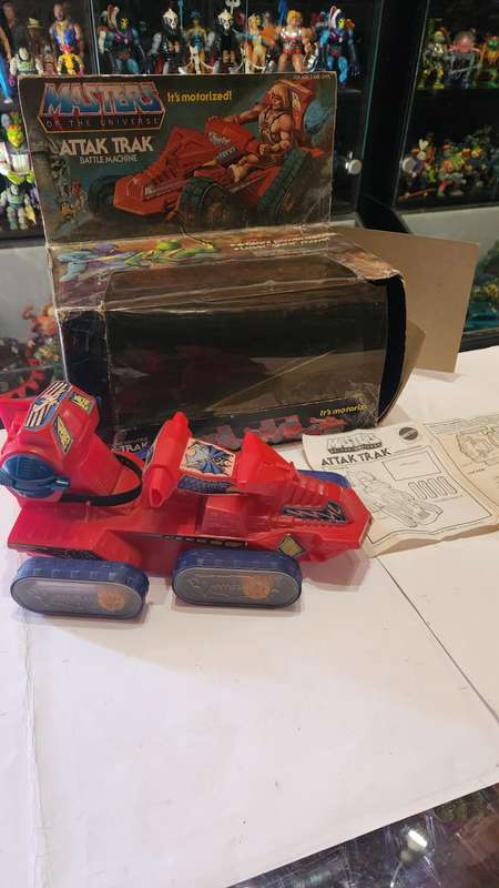 1981 Complete Boxed Attak Trak of He-man-Masters of the Universe (MOTU) Vintage