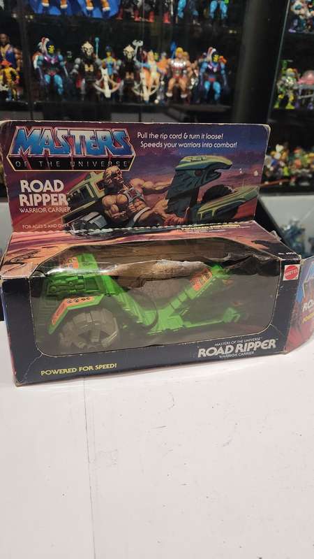 1983 Complete Boxed Road Ripper of He-Man-Masters of the Universe (MOTU) Vintage Figure