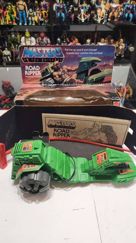 1983 Complete Boxed Road Ripper of He-Man-Masters of the Universe (MOTU) Vintage Figure