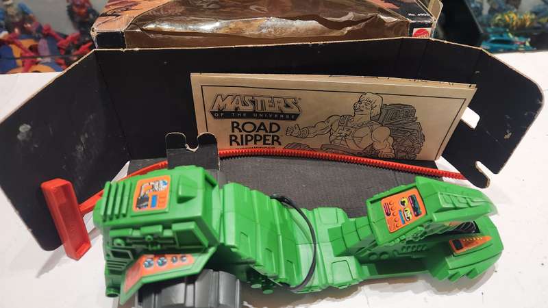 1983 Complete Boxed Road Ripper of He-Man-Masters of the Universe (MOTU) Vintage Figure