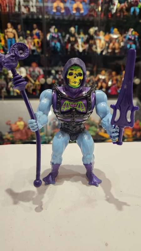 1984 Complete Battle Armor Skeletor of He-Man-Masters of the Universe 125 (MOTU) Vintage Figure